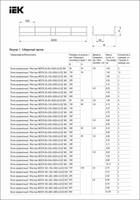 Лоток проволочный NESTA 35х100х3000-3,8 EZ IEK