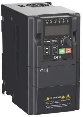 IEK ONI Преобразователь частоты A150 380В 3Ф 1,5кВт 5А встр. торм ONI